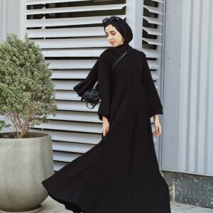 Pleat Cascade Abaya (IB 027)