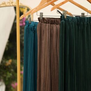 CIB062-Soft Elegance Velvet Skirt