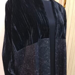 KSA025-عباية مخمل جاكار